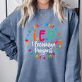 Teacher IEP IEP Encourage Progress Special Education Comfort Colors Sweatshirt Blue Jean Teacher IEP IEP Encourage Progress Special Education Comfort Colors Sweatshirt Blue Jean