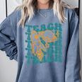 Teacher Outer Space Science Astronomy Planet Saturn Teach Comfort Colors Sweatshirt Blue Jean Teacher Outer Space Science Astronomy Planet Saturn Teach Comfort Colors Sweatshirt Blue Jean
