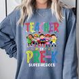 Teacher Of Pre K Superheroes Teacher New School Year Men Women Comfort Colors Sweatshirt Blue Jean Teacher Of Pre K Superheroes Teacher New School Year Men Women Comfort Colors Sweatshirt Blue Jean