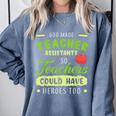Teacher Teaching Assistant Aide Hero Comfort Colors Sweatshirt Blue Jean Teacher Teaching Assistant Aide Hero Comfort Colors Sweatshirt Blue Jean