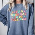 Teacher Testing Shirt It's A Good Day To Do Best Groovy Comfort Colors Sweatshirt Blue Jean Teacher Testing Shirt It's A Good Day To Do Best Groovy Comfort Colors Sweatshirt Blue Jean