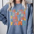 Teachers I Became A Teacher For The Money And Fame Men Women Comfort Colors Sweatshirt Blue Jean