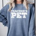 TEACHER'S PET You'Re My Favorite Do Me A Favor Comfort Colors Sweatshirt Blue Jean