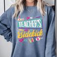 Teacher's Sidekick Teacher Assisting Teaching Assistant Comfort Colors Sweatshirt Blue Jean Teacher's Sidekick Teacher Assisting Teaching Assistant Comfort Colors Sweatshirt Blue Jean
