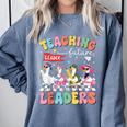 Teaching Future Leaders Groovy Teacher Back To School Comfort Colors Sweatshirt Blue Jean Teaching Future Leaders Groovy Teacher Back To School Comfort Colors Sweatshirt Blue Jean