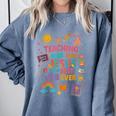 Teaching Kids About Jesus Is The Best Job Ever Bible Teacher Comfort Colors Sweatshirt Blue Jean Teaching Kids About Jesus Is The Best Job Ever Bible Teacher Comfort Colors Sweatshirt Blue Jean