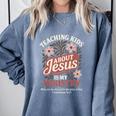 Teaching Kids About Jesus Is My Ministry Christian Teacher Comfort Colors Sweatshirt Blue Jean Teaching Kids About Jesus Is My Ministry Christian Teacher Comfort Colors Sweatshirt Blue Jean