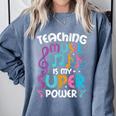 Teaching Music Is My Superpower Music Teacher For Men Women Kids Comfort Colors Sweatshirt Blue Jean Teaching Music Is My Superpower Music Teacher For Men Women Kids Comfort Colors Sweatshirt Blue Jean