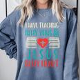 Teaching In My Veins Jesus In My Heart God Christian Teacher Comfort Colors Sweatshirt Blue Jean Teaching In My Veins Jesus In My Heart God Christian Teacher Comfort Colors Sweatshirt Blue Jean