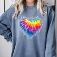 Teaching Is a Work Of Heart Tie Dye Hippie For Teacher For Men Women Girls Kids Comfort Colors Sweatshirt Blue Jean Teaching Is a Work Of Heart Tie Dye Hippie For Teacher For Men Women Girls Kids Comfort Colors Sweatshirt Blue Jean