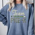 Team Pre-K Camo Pre-K Teacher Camouflage Comfort Colors Sweatshirt Blue Jean Team Pre-K Camo Pre-K Teacher Camouflage Comfort Colors Sweatshirt Blue Jean