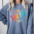 Team Sixth Grade Teacher Student Back To School 6th Grade Comfort Colors Sweatshirt Blue Jean Team Sixth Grade Teacher Student Back To School 6th Grade Comfort Colors Sweatshirt Blue Jean