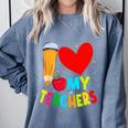 Teens Graduation I Heart My Teachers I Love My Teachers Comfort Colors Sweatshirt Blue Jean Teens Graduation I Heart My Teachers I Love My Teachers Comfort Colors Sweatshirt Blue Jean