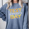 Test Day Testing May The Skills Be With You School Teacher Comfort Colors Sweatshirt Blue Jean Test Day Testing May The Skills Be With You School Teacher Comfort Colors Sweatshirt Blue Jean
