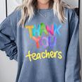 Thank You Teacher Appreciation Graduation Men Women Girls Kids Comfort Colors Sweatshirt Blue Jean Thank You Teacher Appreciation Graduation Men Women Girls Kids Comfort Colors Sweatshirt Blue Jean