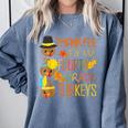 Thankful For My 4th Grade Turkey Thanksgiving Turkey Teacher Comfort Colors Sweatshirt Blue Jean Thankful For My 4th Grade Turkey Thanksgiving Turkey Teacher Comfort Colors Sweatshirt Blue Jean