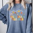 Third 3rd Grade Teacher Appreciation Teaching Wildflowers Comfort Colors Sweatshirt Blue Jean Third 3rd Grade Teacher Appreciation Teaching Wildflowers Comfort Colors Sweatshirt Blue Jean