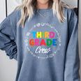 Third Grade Crew First Day Of School 3rd Grade Teacher Comfort Colors Sweatshirt Blue Jean Third Grade Crew First Day Of School 3rd Grade Teacher Comfort Colors Sweatshirt Blue Jean