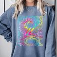 Tie Dye 2nd Grade Typography Team Second Grade Teacher Comfort Colors Sweatshirt Blue Jean Tie Dye 2nd Grade Typography Team Second Grade Teacher Comfort Colors Sweatshirt Blue Jean