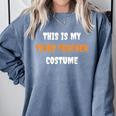 This Is My Tired Teacher Costume Apparel Halloween Teacher Comfort Colors Sweatshirt Blue Jean This Is My Tired Teacher Costume Apparel Halloween Teacher Comfort Colors Sweatshirt Blue Jean