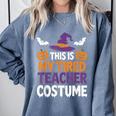 Tired Teacher Costume For Humor Halloween Comfort Colors Sweatshirt Blue Jean Tired Teacher Costume For Humor Halloween Comfort Colors Sweatshirt Blue Jean