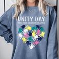 Together Against Bullying Unity Day Teachers Kids Toddler Comfort Colors Sweatshirt Blue Jean Together Against Bullying Unity Day Teachers Kids Toddler Comfort Colors Sweatshirt Blue Jean