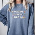 Trick Or Teach Spooky Teacher Happy Halloween Bracelet Comfort Colors Sweatshirt Blue Jean