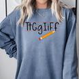 Tt Gg Ii Ff Tgif Teachers Students Tee Comfort Colors Sweatshirt Blue Jean