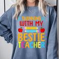 Twinning With My Bestie Teacher Boy Spirit Week Twin Day Comfort Colors Sweatshirt Blue Jean Twinning With My Bestie Teacher Boy Spirit Week Twin Day Comfort Colors Sweatshirt Blue Jean