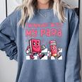 Twinning With My Para Teacher Matching Paraprofessional 70s For Men Women Comfort Colors Sweatshirt Blue Jean Twinning With My Para Teacher Matching Paraprofessional 70s For Men Women Comfort Colors Sweatshirt Blue Jean