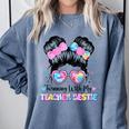 Twinning With My Teacher Bestie Twin Day Friends Teacher Comfort Colors Sweatshirt Blue Jean Twinning With My Teacher Bestie Twin Day Friends Teacher Comfort Colors Sweatshirt Blue Jean