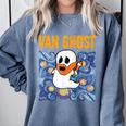 Van Ghost Art Teacher Halloween Van Gogh Starry Night Comfort Colors Sweatshirt Blue Jean