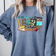 Y'All Gonna LEARN Today Back To School Teacher Appreciation Comfort Colors Sweatshirt Blue Jean Y'All Gonna LEARN Today Back To School Teacher Appreciation Comfort Colors Sweatshirt Blue Jean