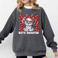 100 Days Smarter 101st Day School Dalmatian Dog Teacher Kids Comfort Colors Sweatshirt Pepper