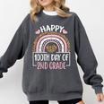 100th Day Of 2nd Grade 100 Days Of School Teacher Comfort Colors Sweatshirt Pepper