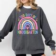 100th Day Of Kindergarten Teacher Kids 100 Days Smarter Comfort Colors Sweatshirt Pepper