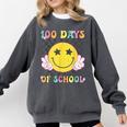 100th Day Of School Teacher Kids 100 Days Of School Comfort Colors Sweatshirt Pepper