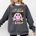 In My 1st Grade Era Smile Face Back To School Teacher Kid Comfort Colors Sweatshirt Pepper