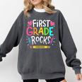 1st Grade Teacher Comfort Colors Sweatshirt Pepper 1st Grade Teacher Comfort Colors Sweatshirt Pepper