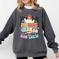 3rd Grade Boo Crew Third Grade Halloween Costume Teacher Kid Comfort Colors Sweatshirt Pepper