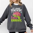 3rd Grade Teachers Love Brains Zombie Teacher Halloween Comfort Colors Sweatshirt Pepper 3rd Grade Teachers Love Brains Zombie Teacher Halloween Comfort Colors Sweatshirt Pepper