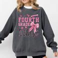 4th Fourth Grade Vibes Back To School Coquette Teacher Girl Comfort Colors Sweatshirt Pepper 4th Fourth Grade Vibes Back To School Coquette Teacher Girl Comfort Colors Sweatshirt Pepper