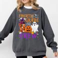 4th Grade Boo Crew Teacher Student Halloween Costume Comfort Colors Sweatshirt Pepper