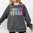 4th Grade Squad Fourth Teacher Student Team Back To School Comfort Colors Sweatshirt Pepper