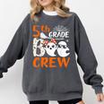 5th Grade Boo Crew Teachers Students Ghost Halloween Comfort Colors Sweatshirt Pepper