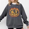 6 7 Meme Halloween Pumpkin Costume For Student Teacher Comfort Colors Sweatshirt Pepper