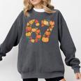 67 6 7 Fall Leaves For Teachers 67 Teacher Comfort Colors Sweatshirt Pepper