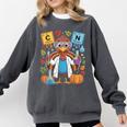 67 Chemistry Science Teacher Periodic Table Thanksgiving Comfort Colors Sweatshirt Pepper