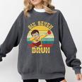 67 Meme Six Seven Bruh Retro Dabbing Teacher School Comfort Colors Sweatshirt Pepper