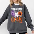 7th Grade Boo Crew Teacher Student Halloween Costume Comfort Colors Sweatshirt Pepper